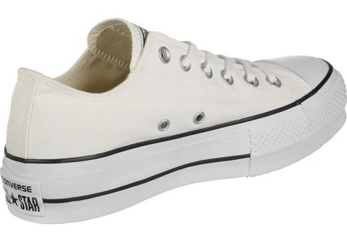 Rückansicht von CONVERSE CTAS LIFT OX Sneaker Damen white-black-white