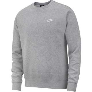 Nike NSW Club Fleece Sweatshirt Herren dark grey heather-white