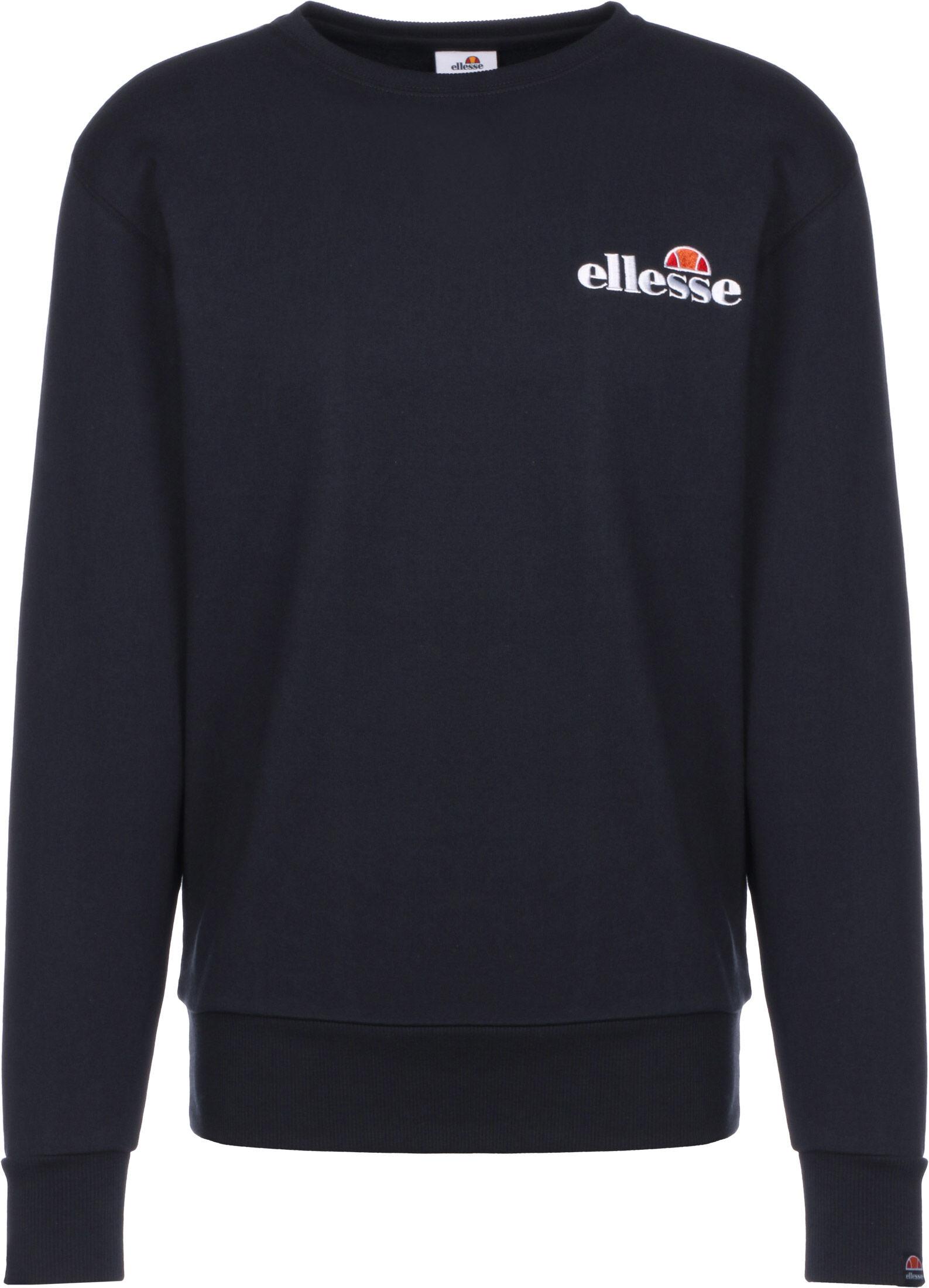 Ellesse Herren Fierro Sweatshirt Grey Marl - Leichter Sport Pullover Für Herbst/Winter