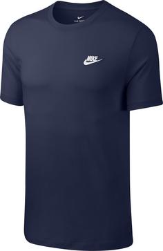 Nike NSW Club T-Shirt Herren midnight navy-white