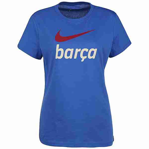 Nike FC Barcelona Swoosh Club Fanshirt Damen blau / rot