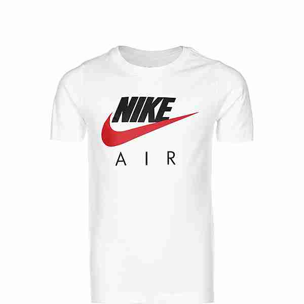 Nike NSW AIR T-Shirt Kinder white-university red