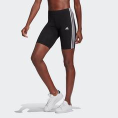 Rückansicht von adidas Essentials 3-Streifen Leggings Damen black-white