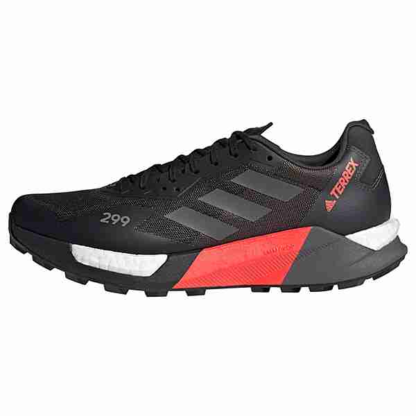 adidas AGRAVIC ULTRA Trailrunning Schuhe Herren core black-grey five-solar red