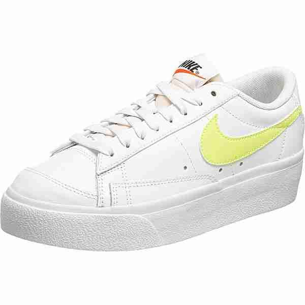 Nike Blazer Platform Sneaker Damen white-light lemon twist-white-black