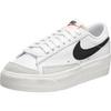 Nike Blazer Platform Sneaker Damen - white-black-sail-team orange