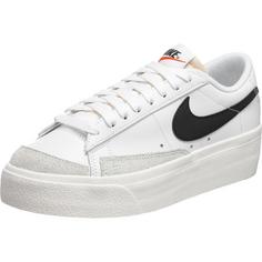 Nike Blazer Platform Sneaker Damen white-black-sail-team orange