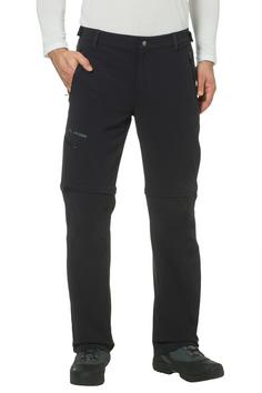 Rückansicht von VAUDE Farley Stretch T-Zip II Zipphose Herren black