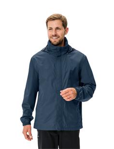 Rückansicht von VAUDE Escape Light Regenjacke Herren dark sea uni