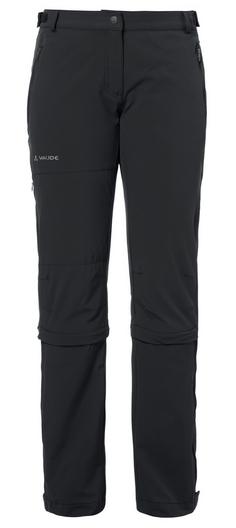 VAUDE Farley Stretch Capri T-Zip II Zipphose Damen black