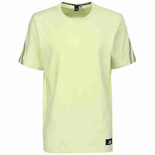 adidas Future Icons 3-Streifen T-Shirt Herren hellgrün