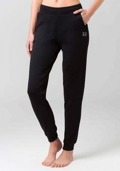 Rückansicht von LASCANA Active Jogginghose Sweathose Damen schwarz