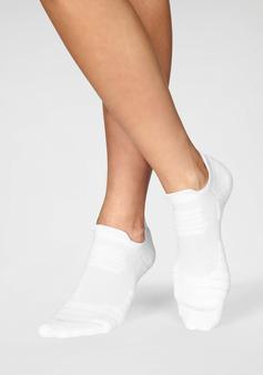 Rückansicht von LASCANA Active Sneakersocken Freizeitsocken Damen weiß