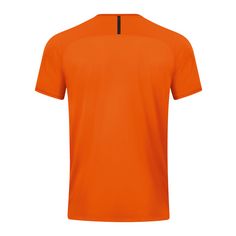 Rückansicht von JAKO Challenge Trikot Fußballtrikot Herren orangeschwarz