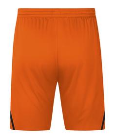 Rückansicht von JAKO Challenge Short Damen Fußballshorts Damen orangeschwarz