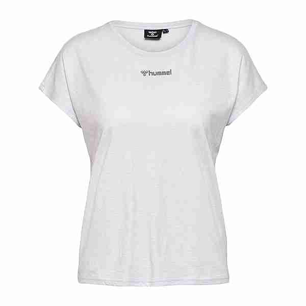 hummel hmlZANDRA T-SHIRT T-Shirt Damen LIGHT GREY MELANGE