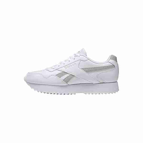 Reebok Reebok Royal Glide Ripple Double Shoes Sneaker Damen Cloud White / Silver Metallic / Cloud White