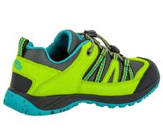 Rückansicht von Br&uuml;tting Outdoorschuh Wanderschuhe Kinder lemon/grau/blau