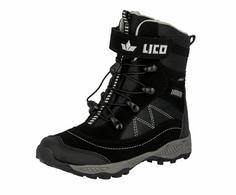 LICO Stiefel Boots Kinder schwarz/grau