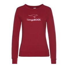 KangaROOS Sweatshirt Sweatshirt Damen rot