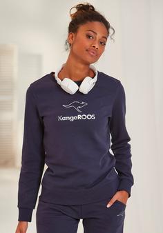 Rückansicht von KangaROOS Sweatshirt Sweatshirt Damen marine