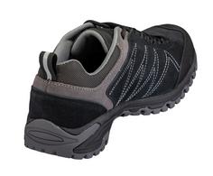 Rückansicht von Brütting Outdoorschuh Wanderschuhe Herren schwarz/grau