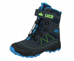 LICO Winterboots Winterschuhe Kinder marine/blau/lemon