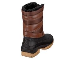 Rückansicht von LICO Winterstiefel Winterschuhe Herren braun/schwarz