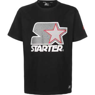 STARTER Logo T-Shirt Herren schwarz/grau