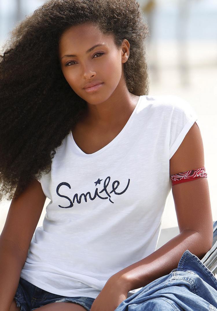 BEACH TIME BEACH TIME T-Shirt T-Shirt Damen - wei&szlig; - 0 | SportScheck