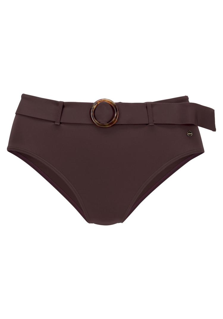 S.OLIVER S.OLIVER Highwaist-Bikini-Hose Bikini Hose Damen - braun - 0 | SportScheck