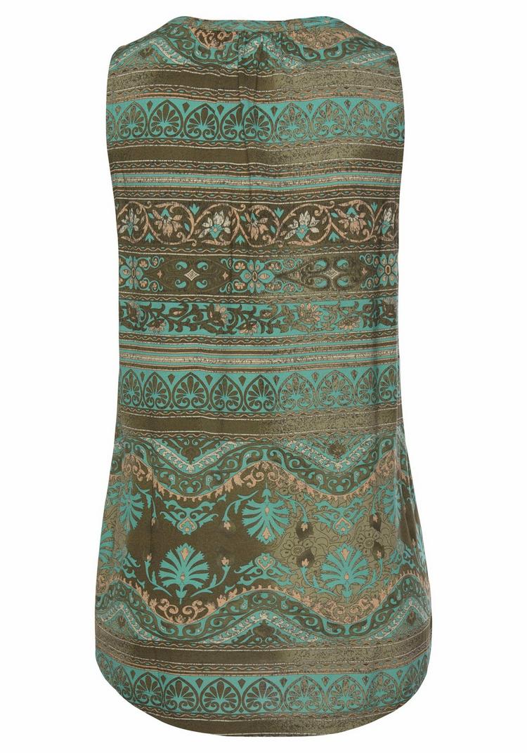 Lascana Lascana Tanktop Tanktop Damen - t&uuml;rkis-bedruckt - 0 | SportScheck