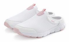 Lascana Slip-On Sneaker Slipper Damen weiß/rose