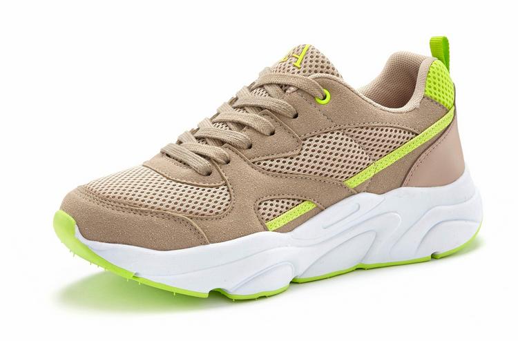 Lascana Lascana Sneaker Sneaker Damen - gelb-beige - 4 | SportScheck