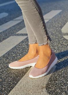 Rückansicht von Lascana Ballerina Barefoot Schuhe Damen rosa