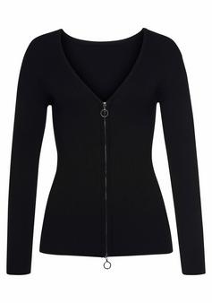 Lascana Strickjacke Strickjacke Damen schwarz