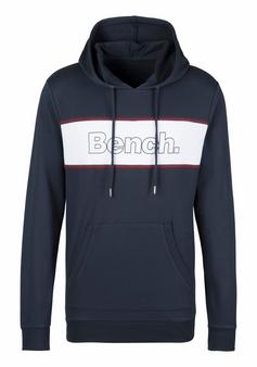 Bench Kapuzensweatshirt Hoodie Herren navy-weiß