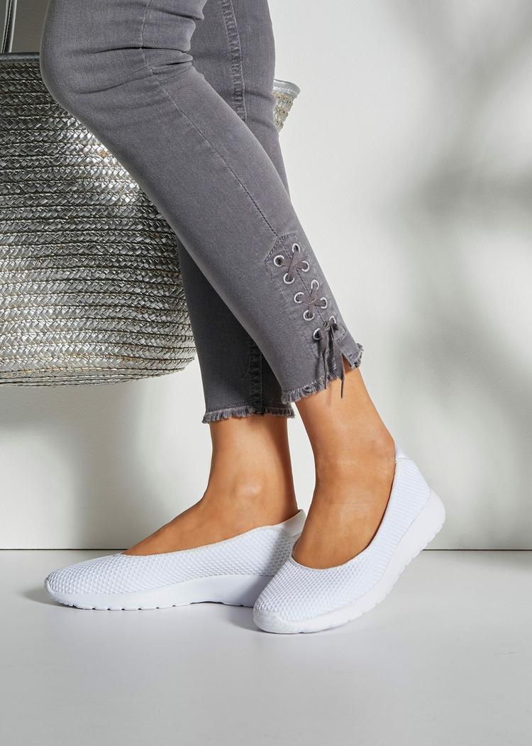 Lascana Lascana Ballerina Barefoot Schuhe Damen - wei&szlig; - 1 | SportScheck