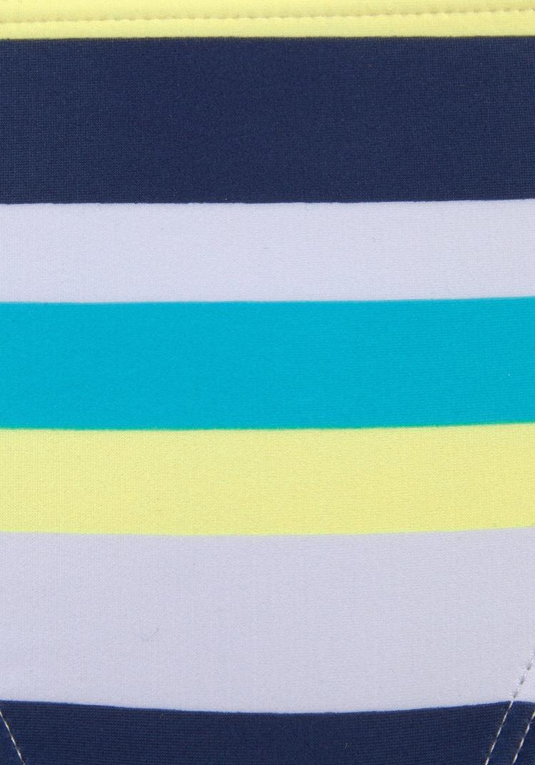 VENICE BEACH VENICE BEACH Bandeau-Bikini Bikini Set Damen - marine-gelb-gestreift - 6 | SportScheck