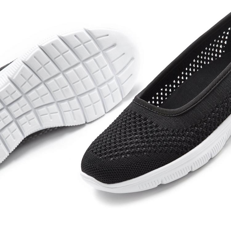 Lascana Lascana Ballerina Barefoot Schuhe Damen - schwarz - 1 | SportScheck