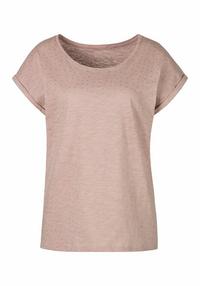 Vivance Kurzarmshirt T-Shirt Damen - rose