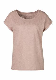 Vivance Kurzarmshirt T-Shirt Damen rose