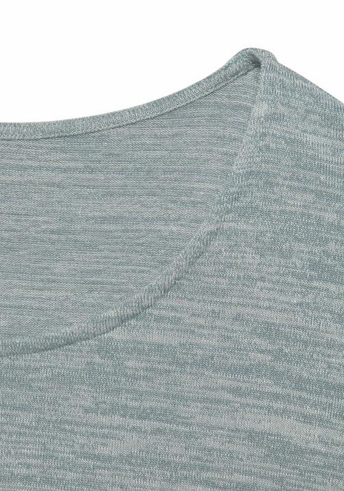 Rückansicht von Vivance 3/4-Arm-Shirt Longshirt Damen mint