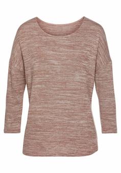 Vivance 3/4-Arm-Shirt Longshirt Damen mauve
