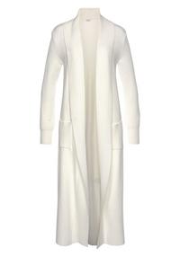 Lascana Longstrickjacke Strickjacke Damen - wei&szlig;