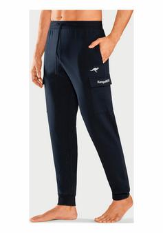 Rückansicht von KangaROOS Sweathose Sweathose Herren khaki