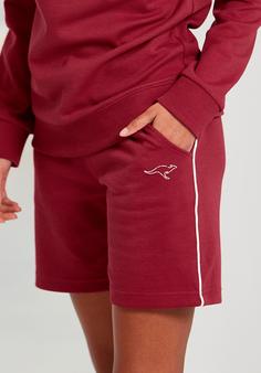 Rückansicht von KangaROOS Bermudas Bermudas Damen rot