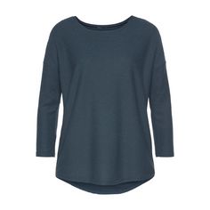 Vivance 3/4-Arm-Shirt Longshirt Damen rauchblau