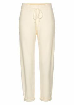 Lascana Schlupfhose Stoffhose Damen creme