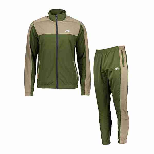 Nike Essentials Knit Freizeitanzug Trainingsanzug Herren gruenweiss
